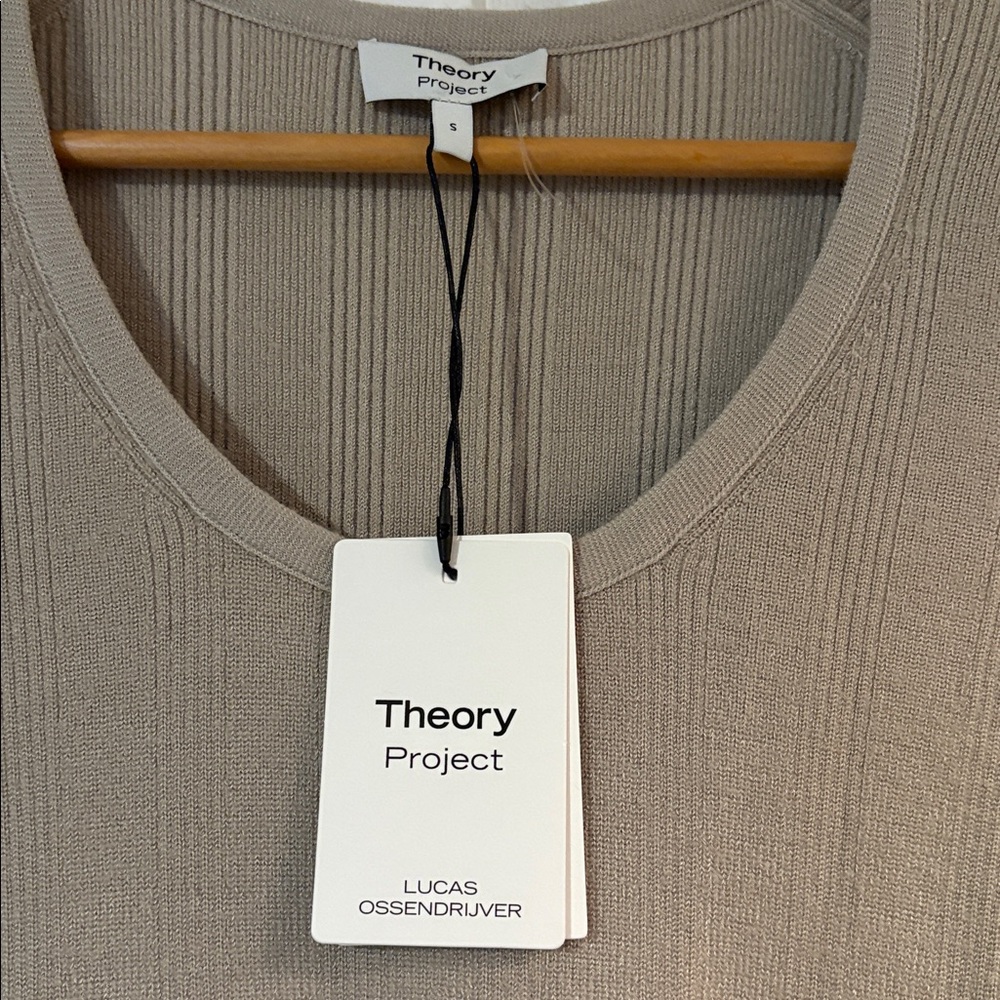 Theory Project wool blend Long-Sleeve Dress - Picture 9 of 9